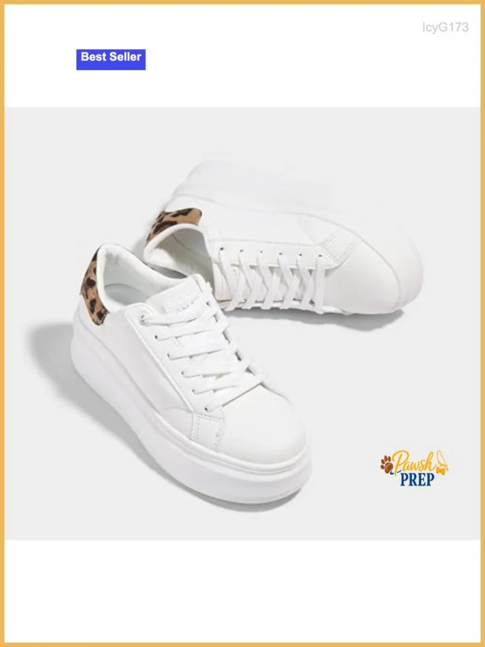 Women's Platform Fashion Sneakers Thick Sole Low Top Casual Walking Anti-Slip